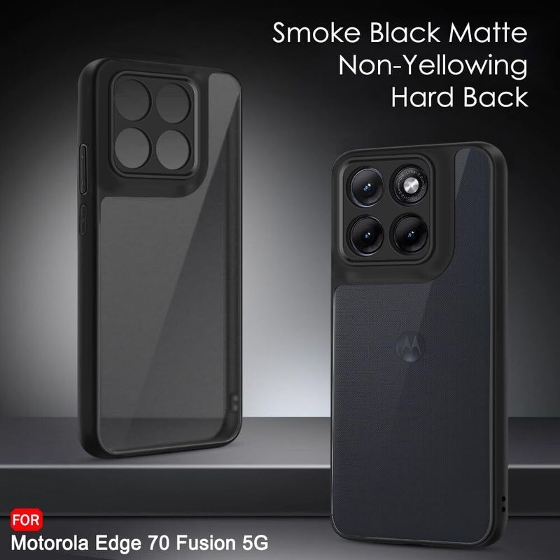 Xolia Back Cover for Motorola Edge 70 Fusion 5G Black - Image 4