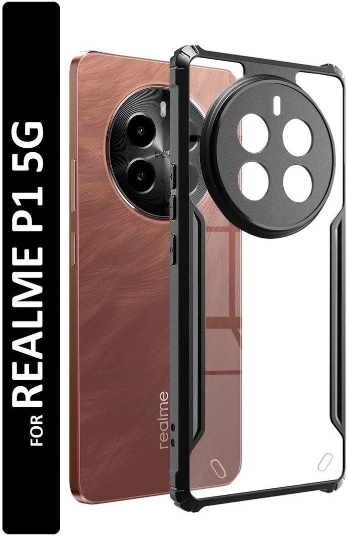 KWINE CASE Back Cover for realme P1 Black - Image 2