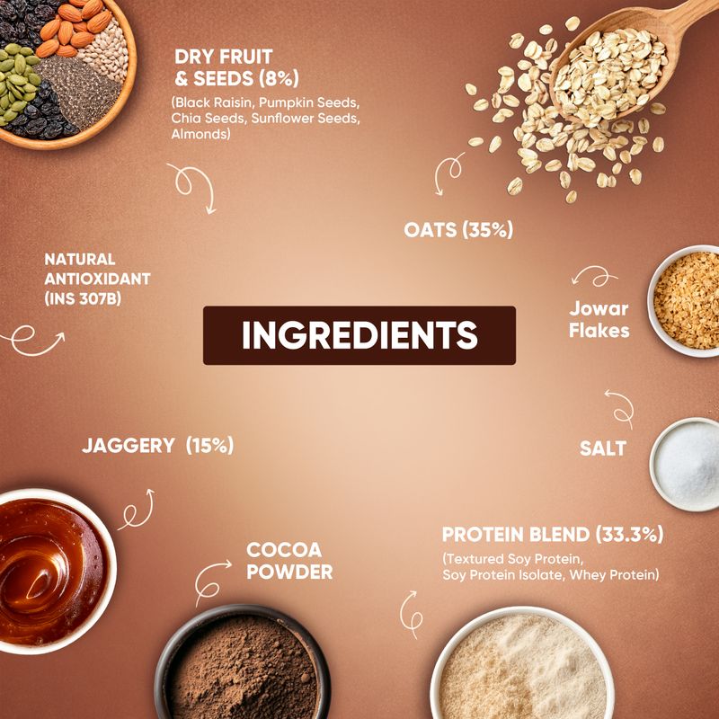 Pro.Fitness 27g High Protein Chocolate Oats - Image 6
