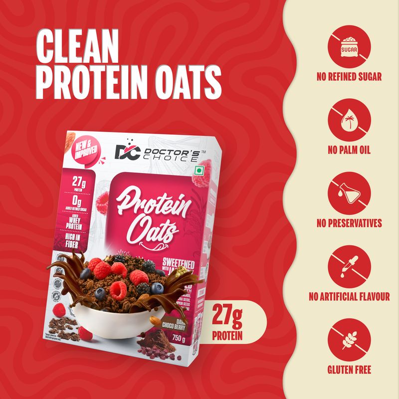 Doctor's Choice Protein Oats, 27g - Image 4