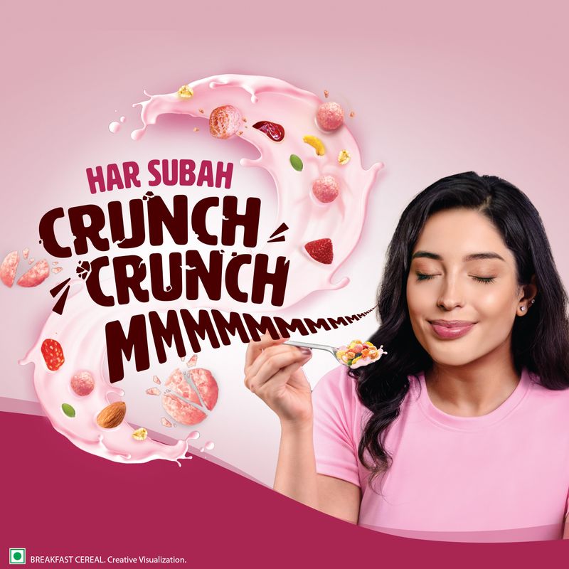 Saffola Muesli Berry Crunch with Flavour Pops, 15 in 1 - Image 4