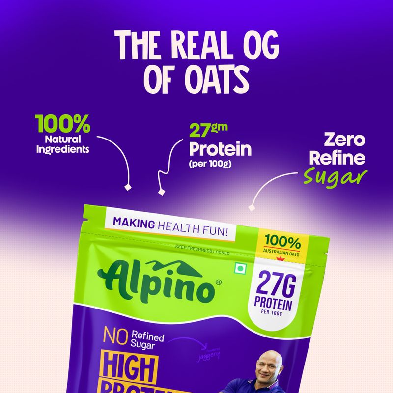Alpino 27g High Protein Oats Dark Chocolate - Image 6