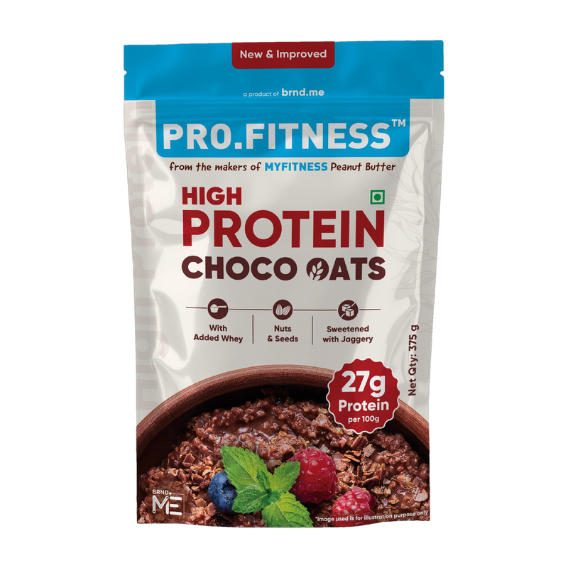 Pro.Fitness 27g High Protein Choco Oats with Nuts & Seeds - Image 2