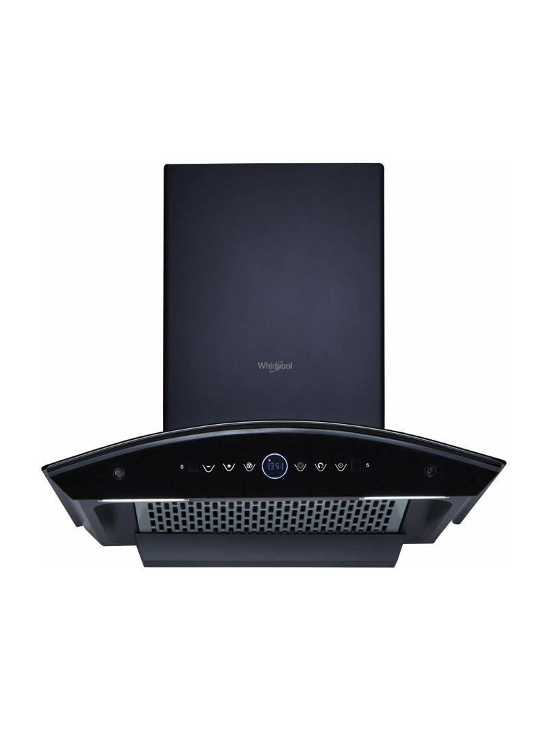 Whirlpool CGFL PRO 600 BLDC HAC BK HOOD 1600 CMH 60 cm Auto Clean Chimney (Wall Mounted, Black)