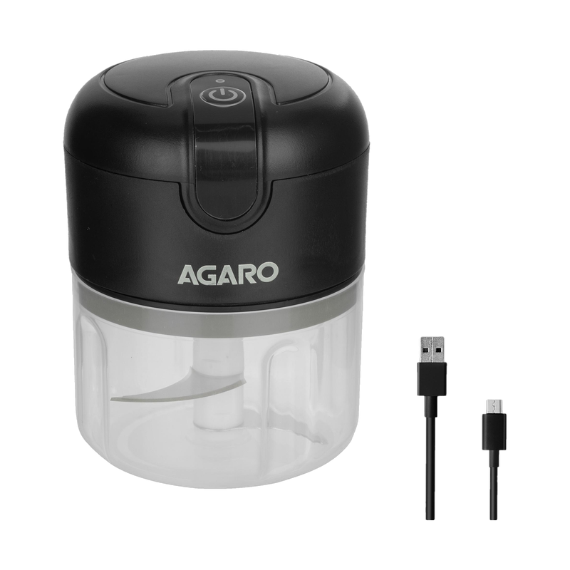 price history - AGARO Elite Rechargeable Mini Electric Chopper, 250 Ml, One Touch...more
