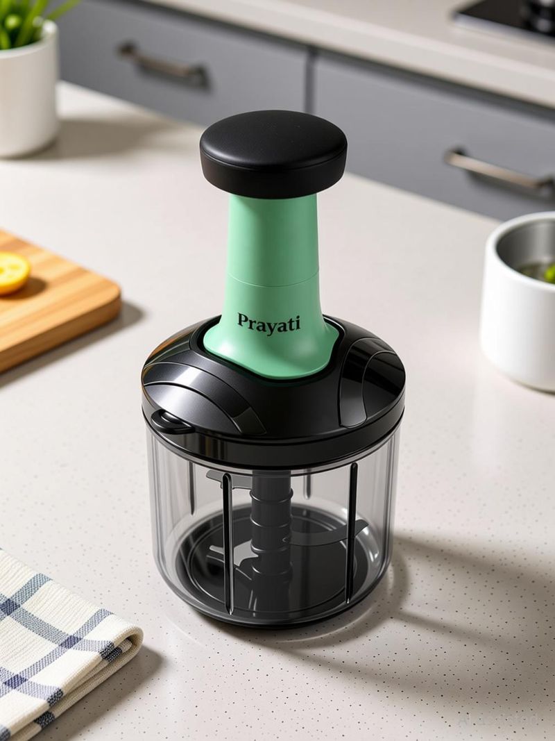 prayati Hand Press Vegetable Chopper - Image 5