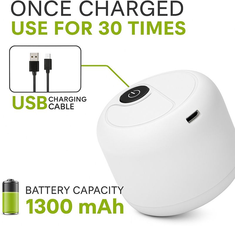 Konquer TimeS Elite Rechargeable Mini Electric Chopper 250 Ml - Image 6