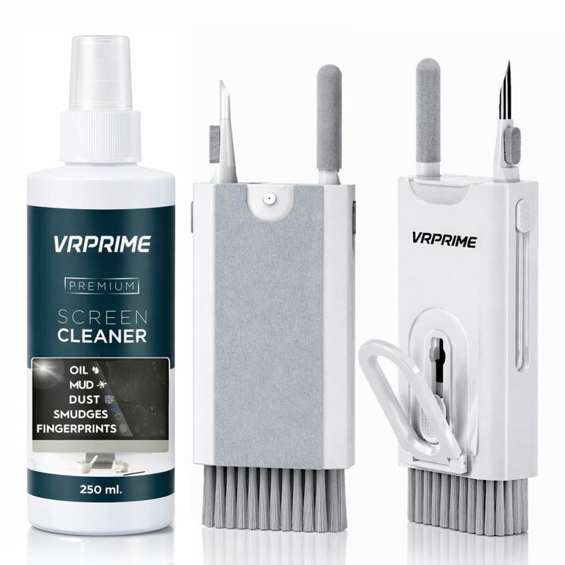 VRPRIME 8-in-1 Laptop Cleaning Kit with 250ml Spray - Image 2