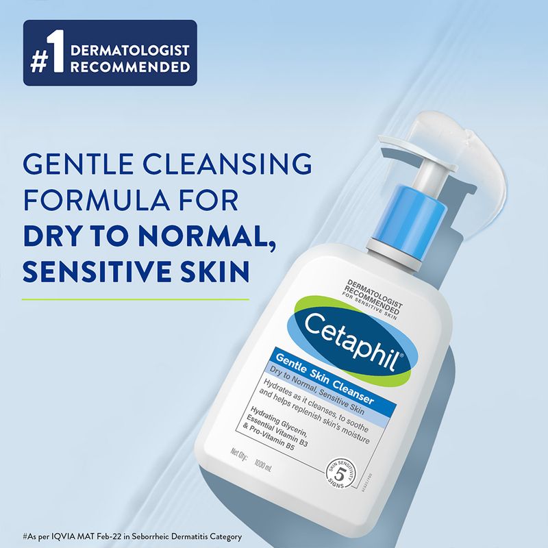 Cetaphil Gentle Skin Cleanser 1L - Image 5