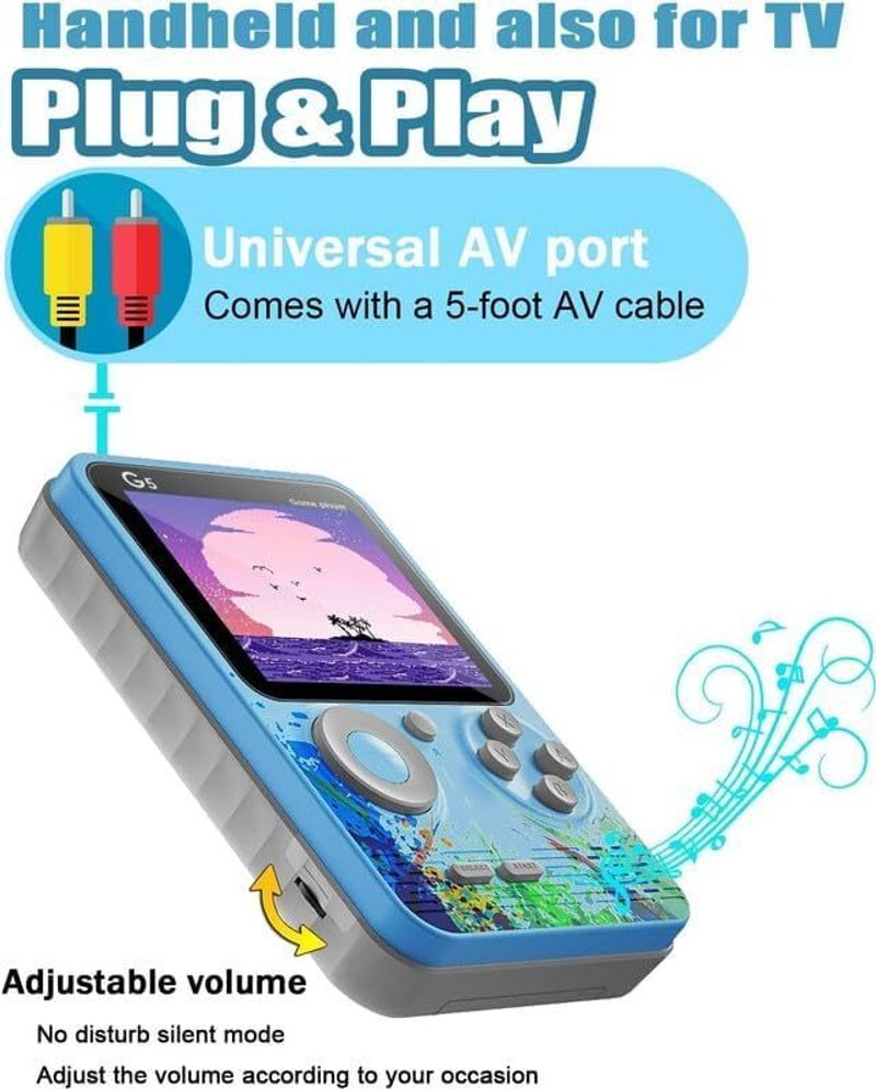 G5 500 in 1 Retro Game Box Handheld - Image 5