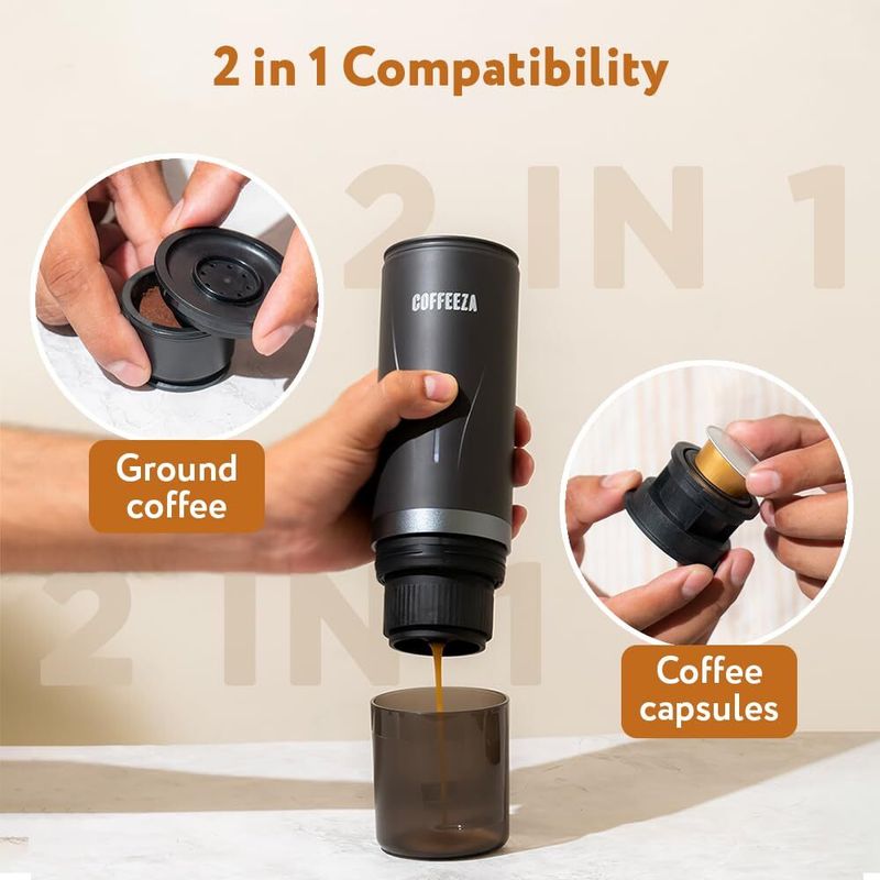 Coffeeza Finero Mini Portable Espresso Machine - Image 4