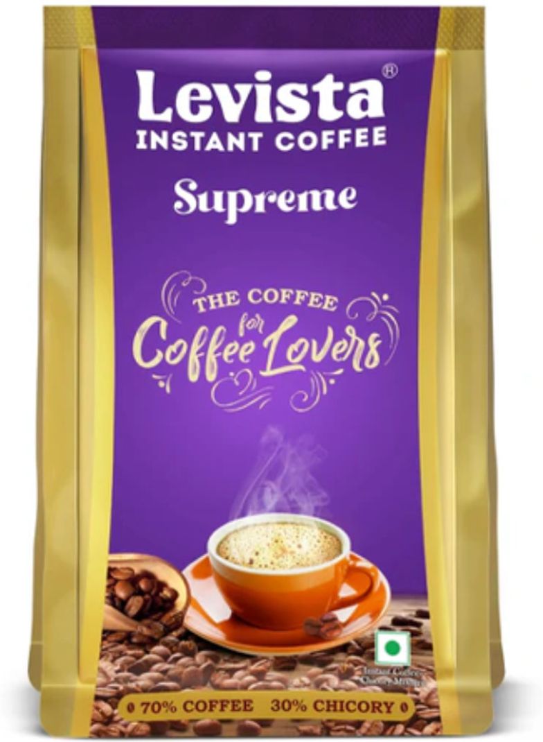 Levista Supreme Instant Coffee (100 g, Chicory Flavoured)