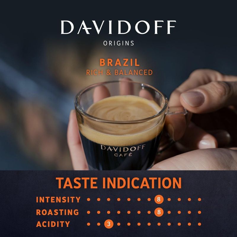 Davidoff Caf Origins Brazil Instant Coffee 100g - Image 4