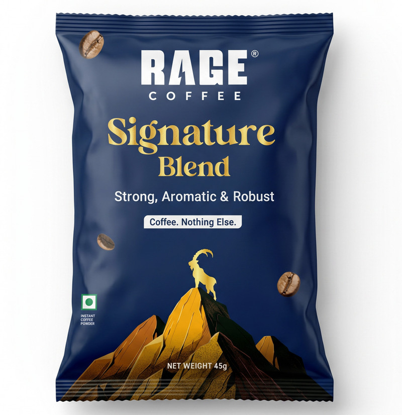 RAGE Signature Blend Instant Coffee | Strong, Aromatic & Robust | Instant Coffee Price in India - Buy RAGE Signature Blend Instant Coffee |