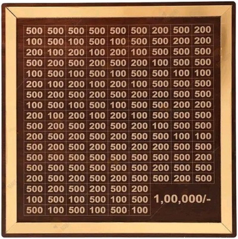 CIRCADIAN 1,00,000 Rupees Money Saving Coin Piggy Bank | Piggy Bank with Easy Tracking Coin Bank (Brown)