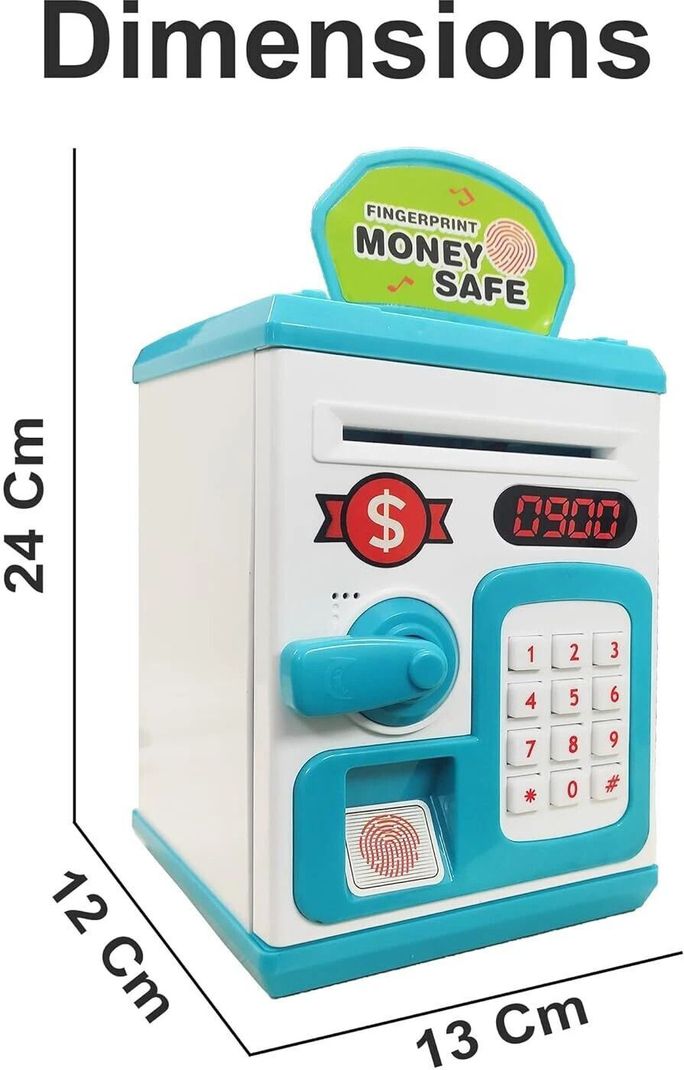 Kidzblend ATM Piggy Bank with Password and Finger Sensor - Image 4