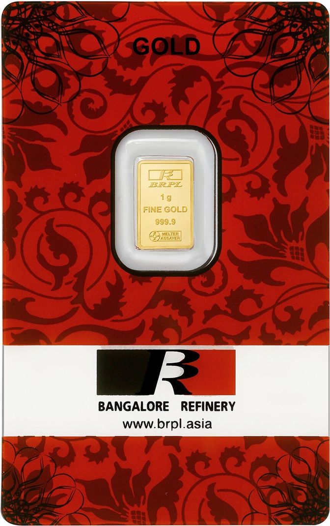 Bangalore Refinery 1g 24K Gold Bar - Image 3