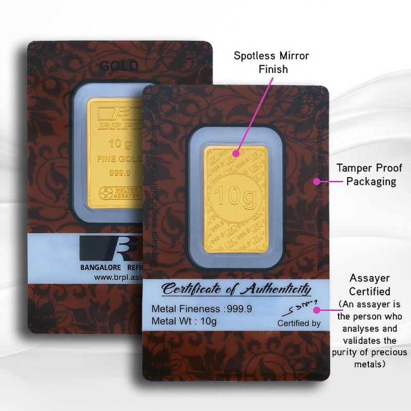 Bangalore Refinery 1g 24K Gold Bar - Image 5