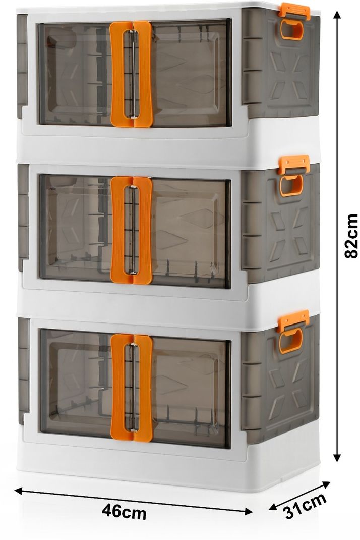 Ali tex 3 Layer Foldable Storage Cabinet - Image 2