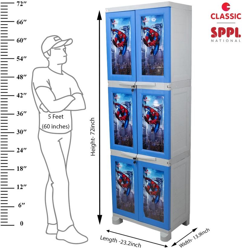Classic Furniture SpiderMan Theme Wardrobe - Image 4