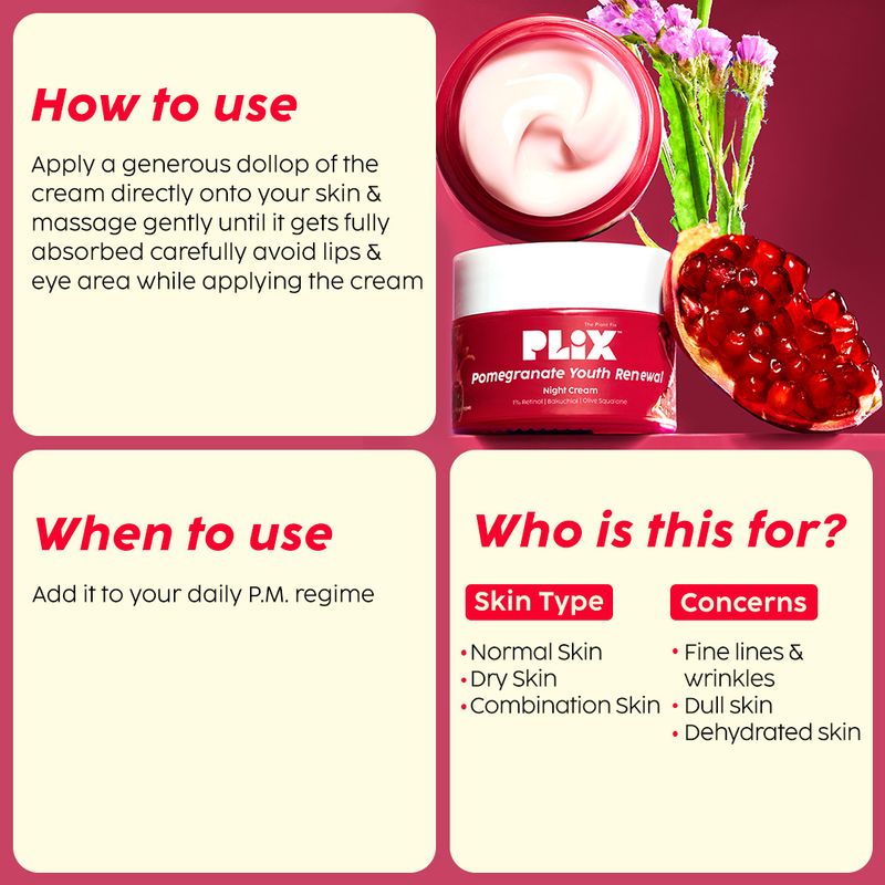 The Plant Fix Plix Pomegranate Youth Renewal Cleanser & Retinol - Image 5