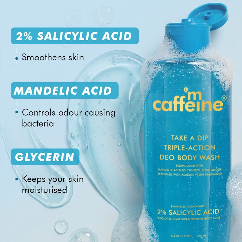 mCaffeine 3-in-1 Take A Dip Deo Body Wash & Guava Tini De-Tan Body - Image 4