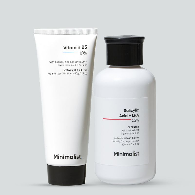 Minimalist Anti Acne & Lightweight Facewash Moisturizer Duo for Oily Skin (2 Items in the set) - Image 2