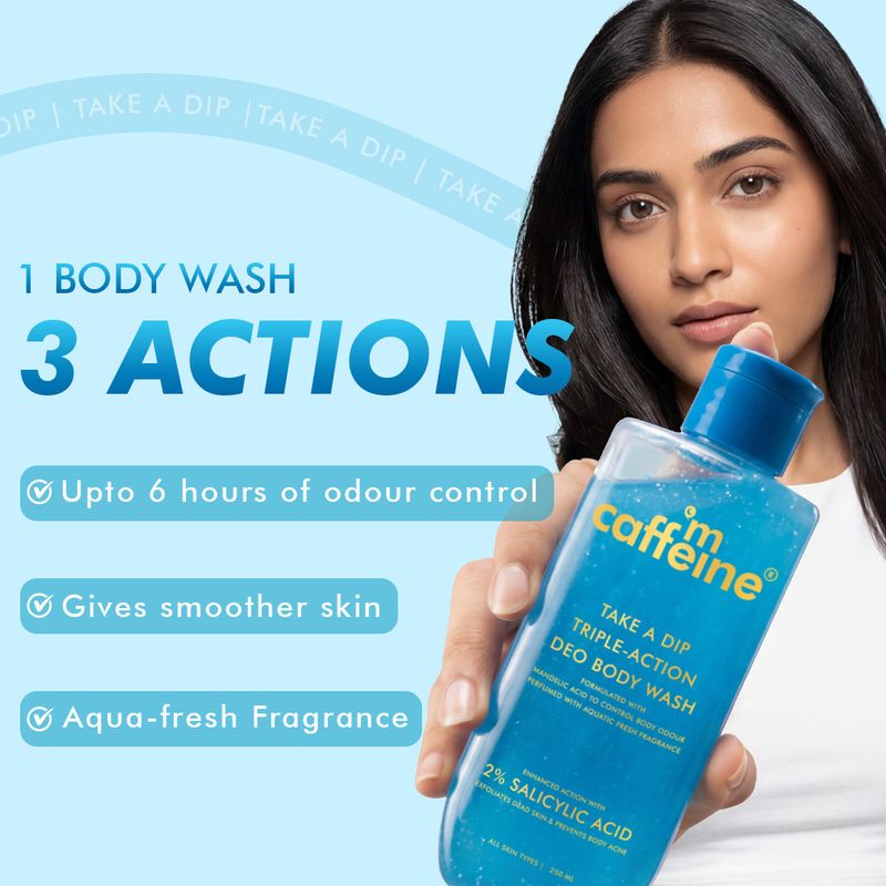 mCaffeine 3-in-1 Take A Dip Deo Body Wash & Guava Tini De-Tan Body - Image 3