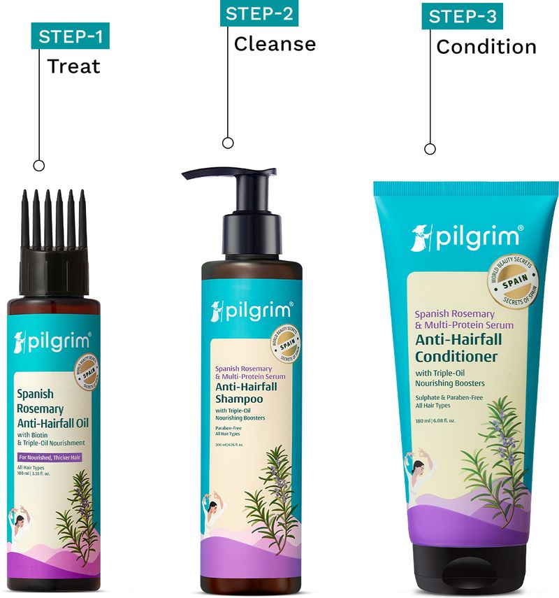 Pilgrim Spanish Rosemary Anti-Hairfall Shampoo 200ml - Image 6