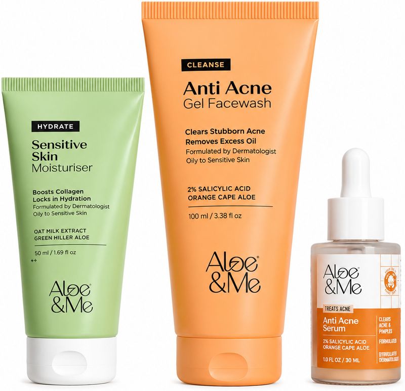 aloe&me 3-Step Anti Acne Kit - Image 2