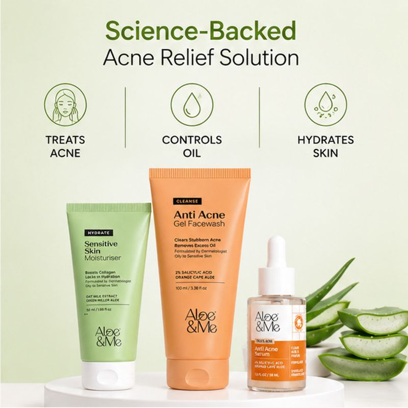 aloe&me 3-Step Anti Acne Kit - Image 4