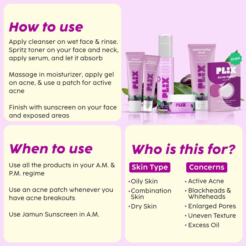 The Plant Fix Plix Jamun Acne Kit - Image 6