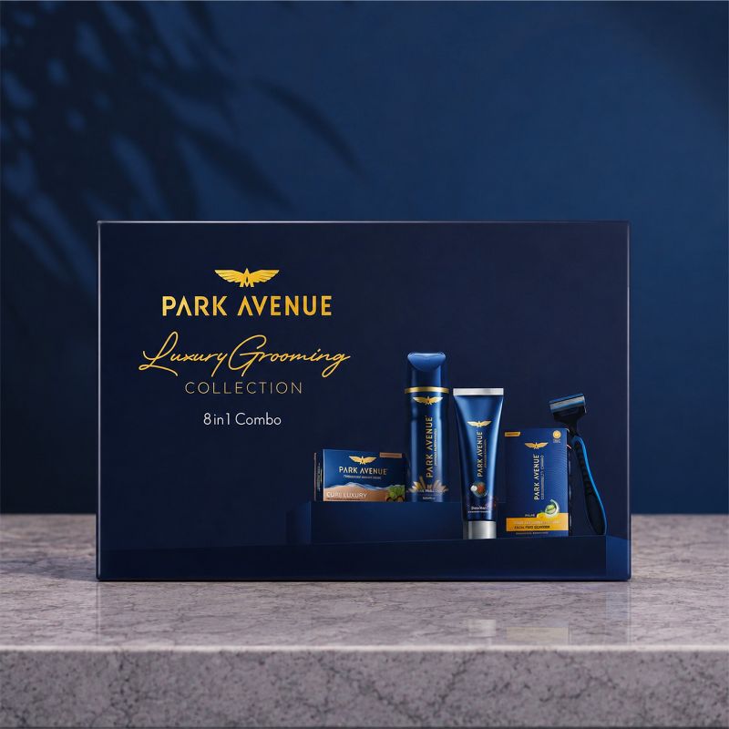 PARK AVENUE Luxury Grooming Kit for Men (8 Items in the set) - Image 3