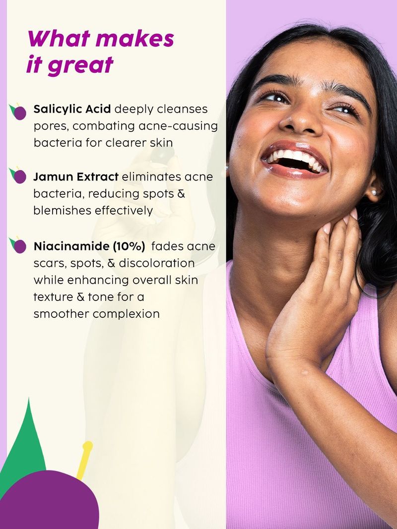 The Plant Fix Plix 10% Niacinamide Jamun Face Serum - Image 3