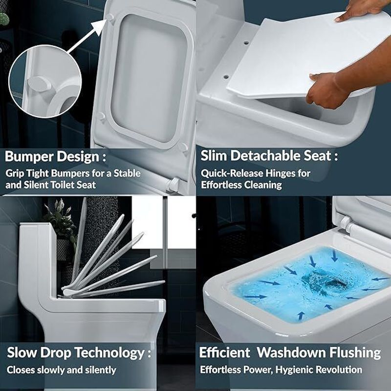 CARA MARK S-TRAP One Piece Commode - Image 4