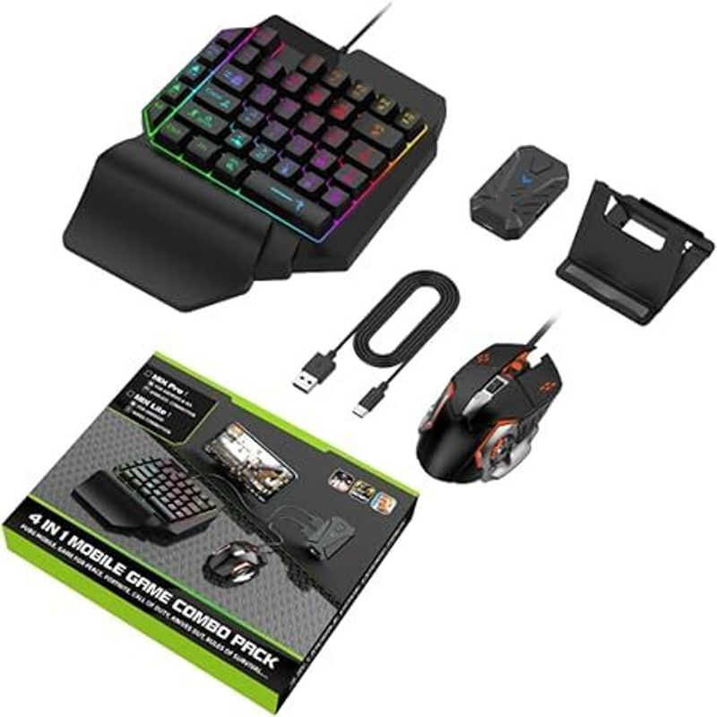 DXP One Handed Gaming Keyboard and Mouse - Image 4