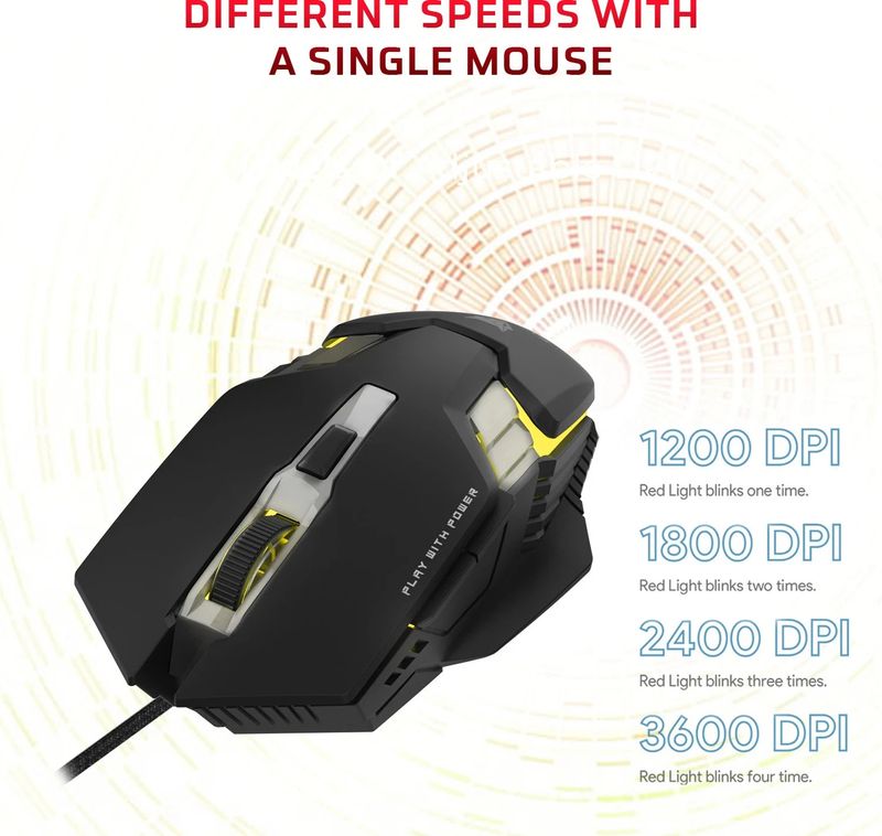 EVOFOX Deathray V2 RGB Gaming Keyboard and Mouse - Image 4