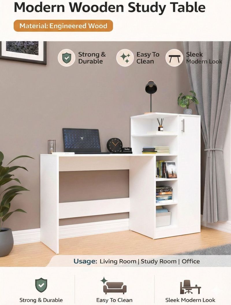 Home Delight Multipurpose Portable Study Desk - Image 5