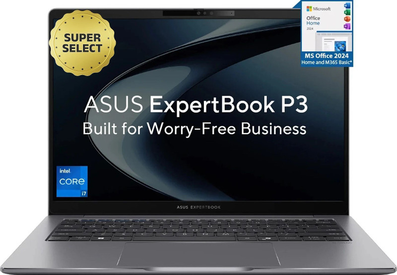 ASUS Expertbook P3 Metal High-performance processor with 1 Yr ADP Intel Core i7 13th Gen 13620H - (32 GB/1 TB SSD/Windows 11 Home) P3405CVA-LY0308WS Thin and Light Laptop