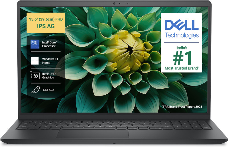 Dell Inspiron 15 2025 Core I3 14th Gen Intel Core 3 100u - 8 Gb/512 Gb Ssd/Windows 11 Home Dc15250 Thin And Light Laptop