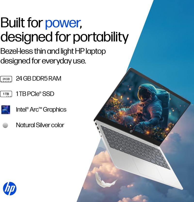 HP 14 AI PC Intel Core Ultra 7 155H 14-ep1152TU - Image 3