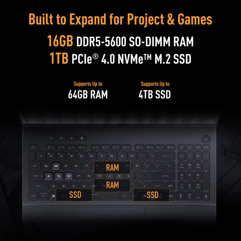 ASUS TUF Gaming F16 2026 Intel Core i7 14650HX - Image 4