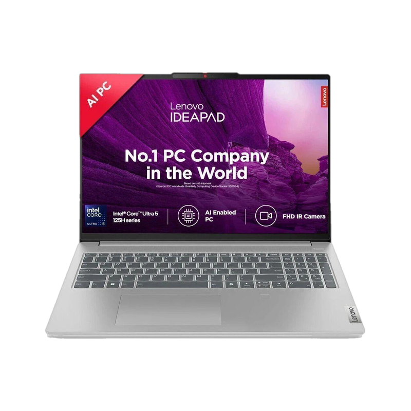 Lenovo IdeaPad Slim 5 WUXGA IPS Intel Core Ultra 5 125H - (16 GB/1 TB SSD/Windows 11 Home) 16IMH9 Thin and Light Laptop 16 Inch, Cloud Grey, 1.89 Kg, 