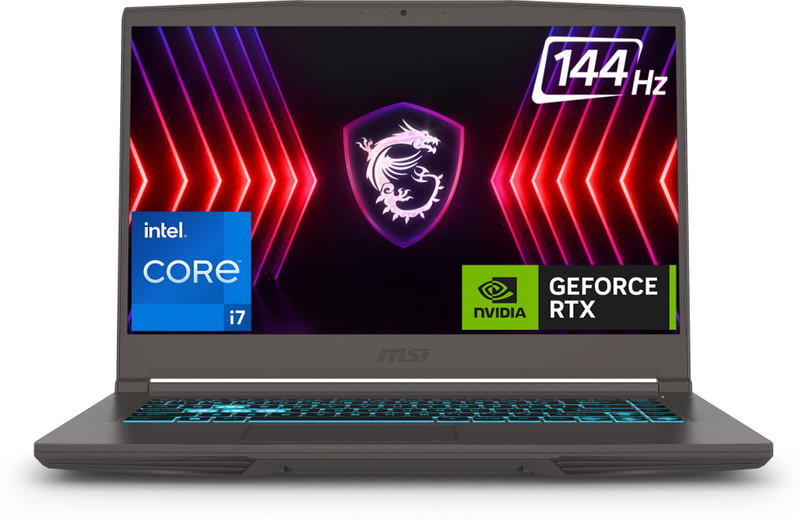 msi thin 15 intel core i7 13th gen 13620h 16 gb 512 gb ssd windows 11 home 4 graphics nvidia geforce rtx 3050 144 hz b13uc 124in b13uc 1804in gaming laptop