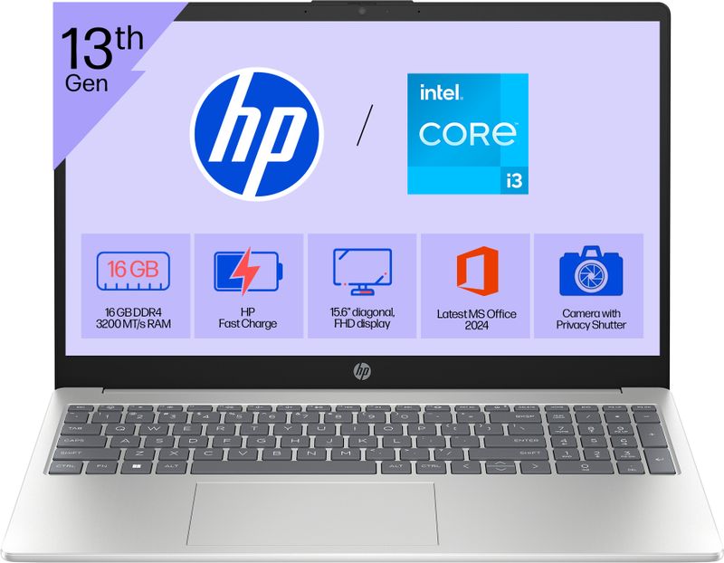 HP Laptop Intel Core i3 13th Gen 1315U 8GB 512GB SSD - Image 2