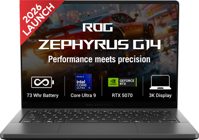 ASUS ROG Zephyrus G16 OLED (2026) Intel Core Ultra 9 386H - (32 GB/2 TB SSD/Windows 11 Home/12 GB Graphics/NVIDIA GeForce RTX 5070 Ti/240 Hz) GU606AR-