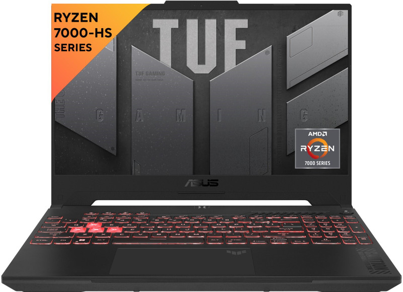 ASUS TUF Gaming A15 AMD Ryzen 7 Hexa Core 7435HS - (16 GB/512 GB SSD/Windows 11 Home/6 GB Graphics/NVIDIA GeForce RTX 4050) FA507NUR-LP082W Gaming Laptop