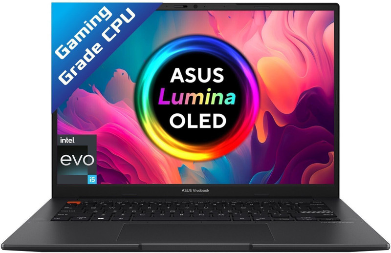 ASUS Zenbook 14X OLED AMD Ryzen 7 Octa Core 5800HS - (16 GB/1 TB SSD/Windows 11 Home) UM5401QA-KM751WS Thin and Light Laptop 14 Inch, Glass Jade Black