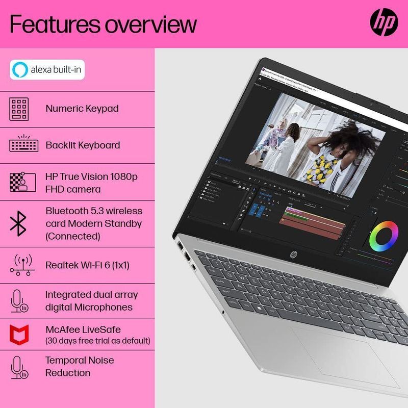 HP 15 (2024) AMD Ryzen 3 7320U 8GB/512GB SSD - Image 4