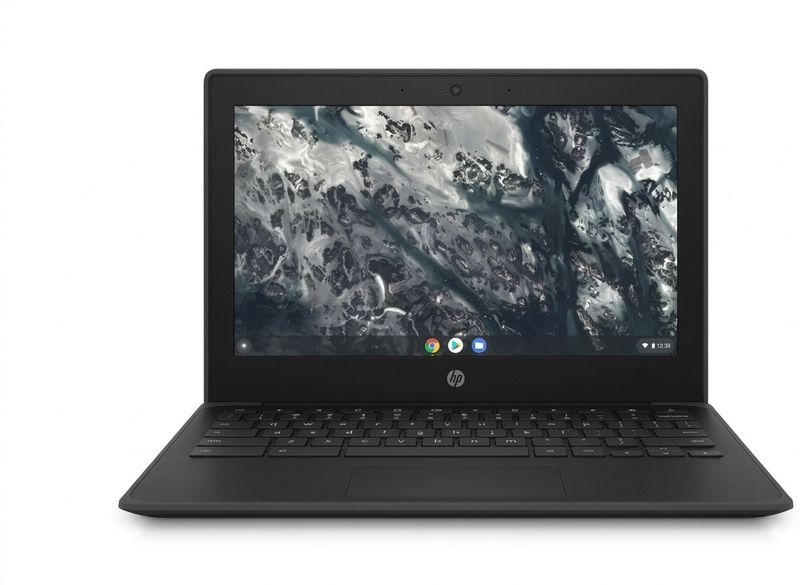 HP G-Series MediaTek MT8183 - (4 GB/32 GB EMMC Storage/Chrome OS) 11MK G9 EE Chromebook Laptop (11.6 inch, Black, 1.34 kg)
